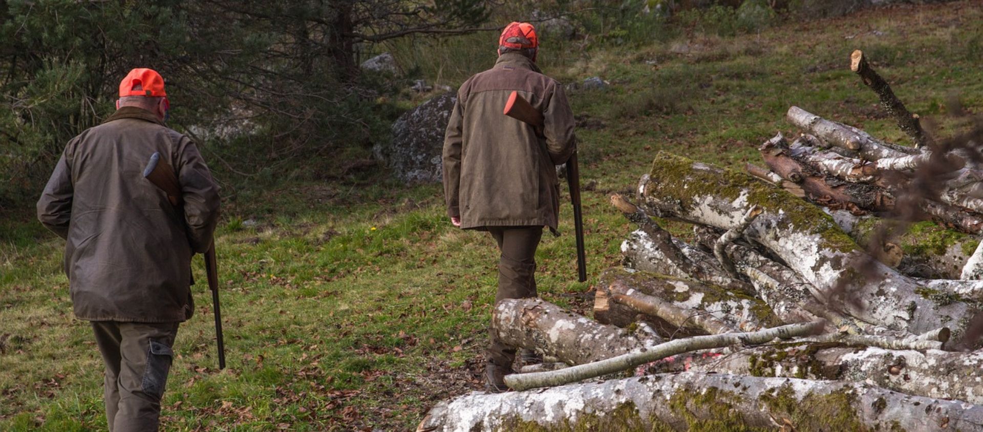 Groupe de chasseurs Outdoor