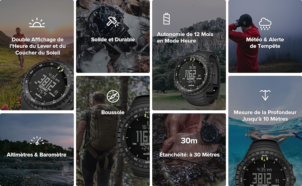 Test de la montre Suunto Core Outdoor