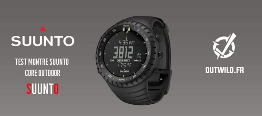 Test de la montre Suunto Core Outdoor