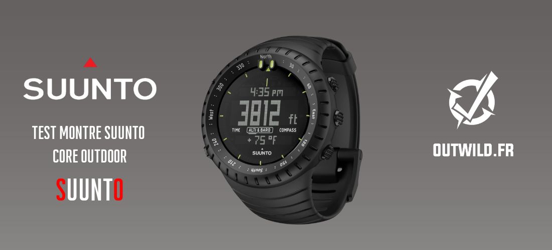 Test de la montre Suunto Core Outdoor