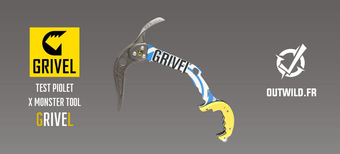 Test piolet Grivel X Monster Tool cascade de glace