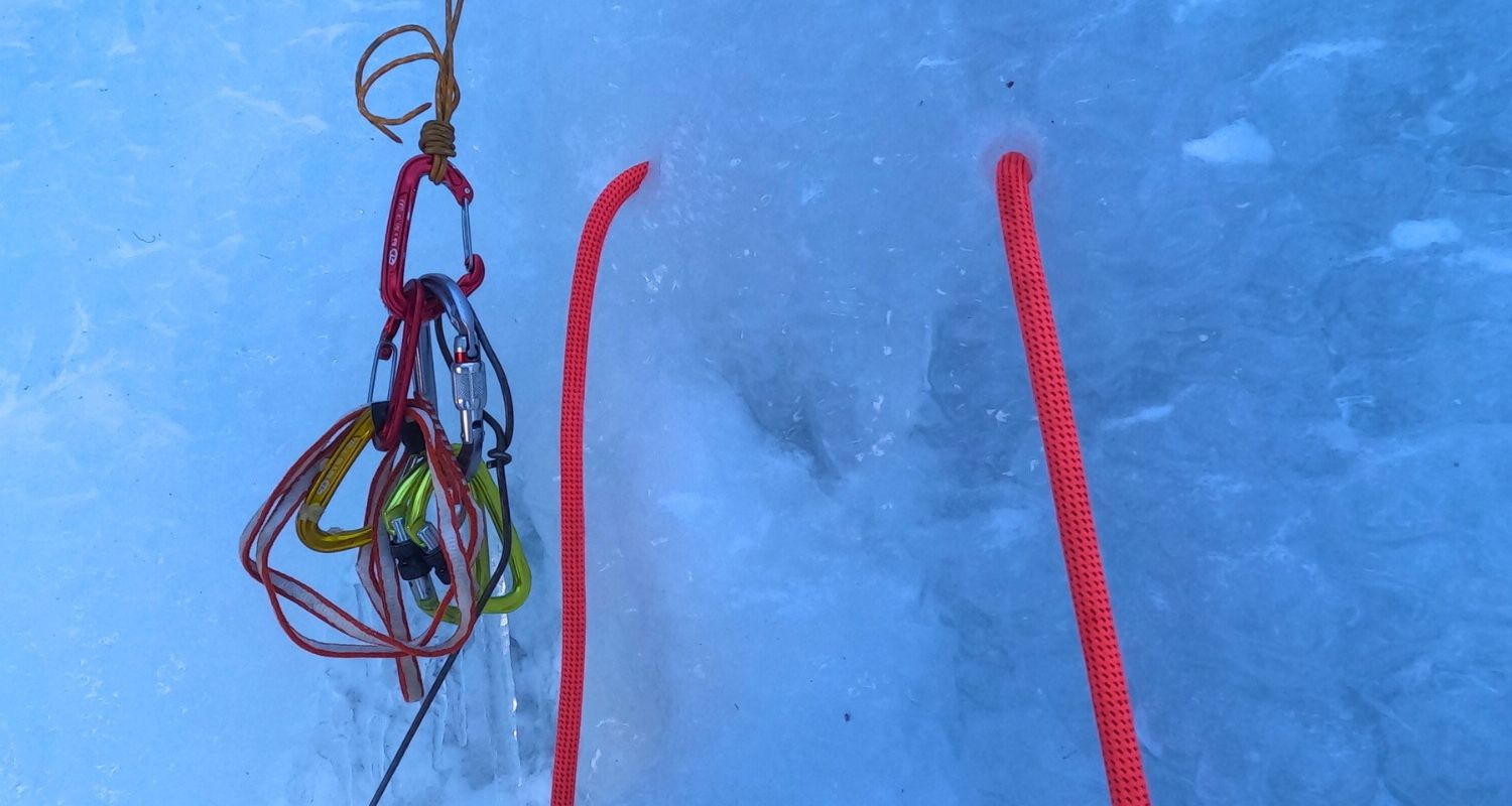 Test piolet Grivel X Monster Tool cascade de glace